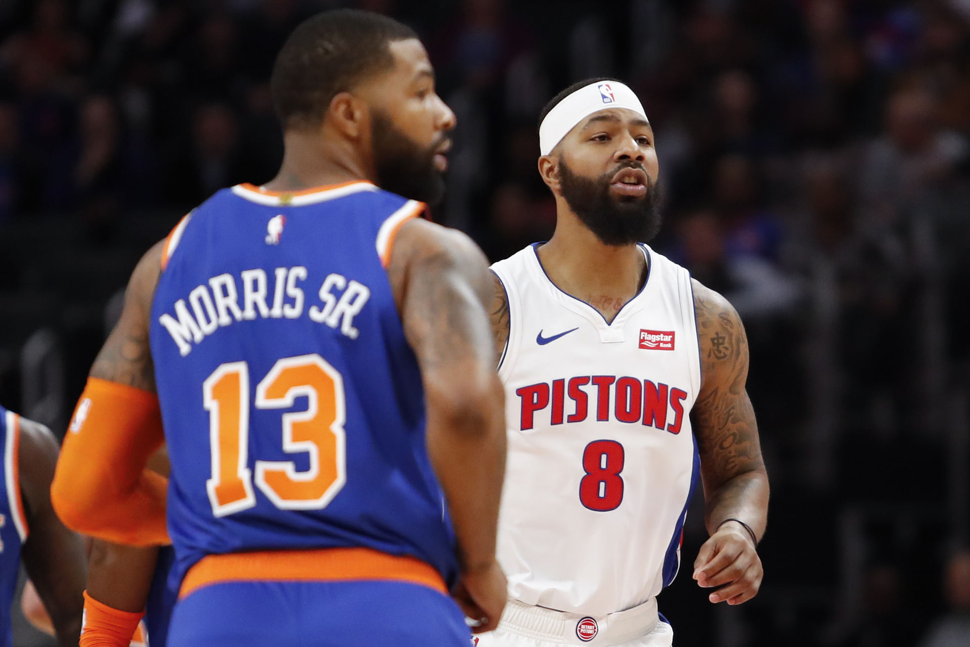 Marcus et Markieff Morris veulent boxer les frères aînés de Nikola Jokic. (Photo: Imagn)