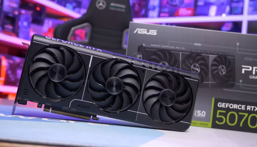 La Nvidia RTX 5070 a été le GPU le plus vendu sur Amazon aux États-Unis en juin 2025