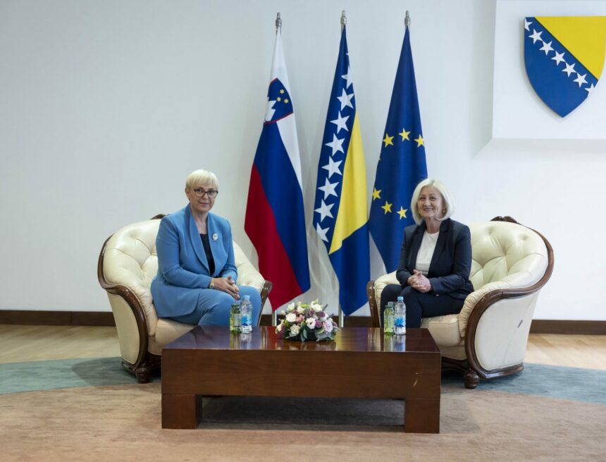 Le président slovène a exprimé à Sarajevo son soutien à la Bosnie-Herzégovine sur la voie de l’adhésion à l’UE