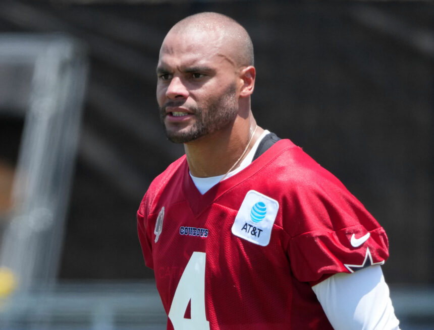 26687640-1753541087.jpeg Dak Prescott devient franc sur Joe Milton après le jour 3 du camp d’entraînement des Cowboys