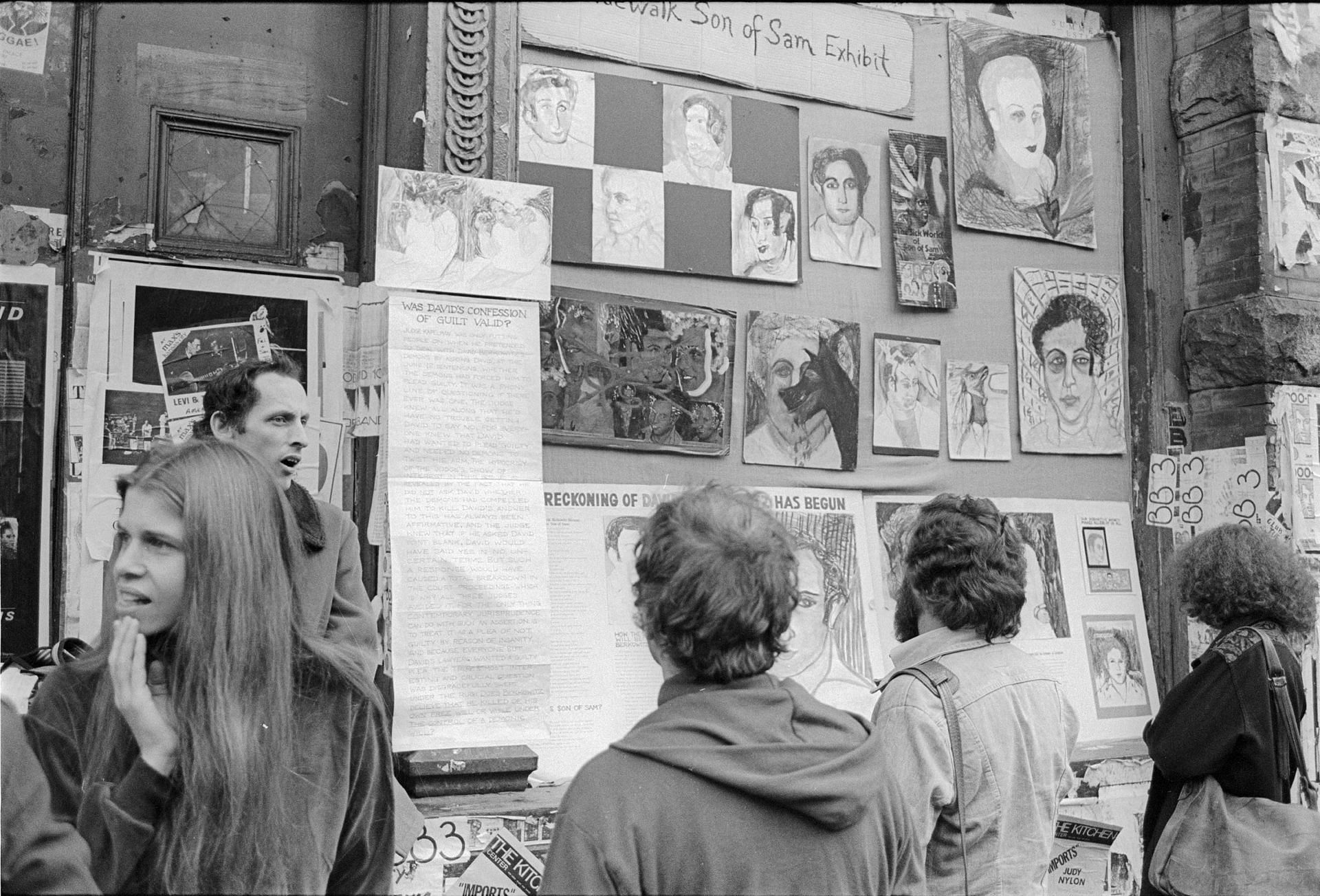 Une exposition d'œuvres d'art liées au «fils de Sam» - Source: Getty