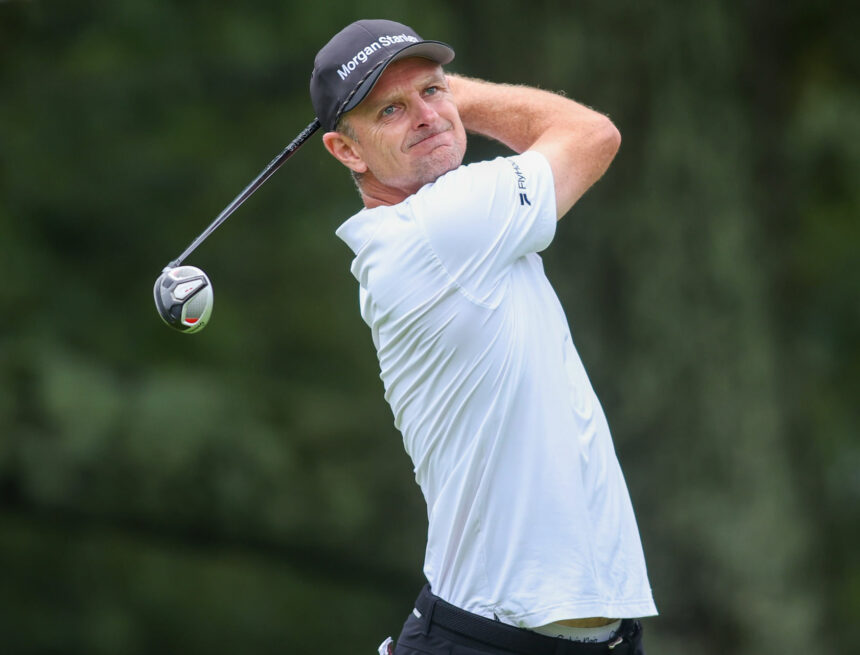 Justin a augmenté dans l’incrédulité après avoir manqué Eagle par la marge la plus basse au BMW PGA Championship