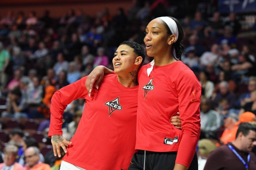 A’Ja Wilson à 208 338 $ coéquipier Pens Pens Tear-Jerking Message après s’être retiré du fond des rochers en des mois