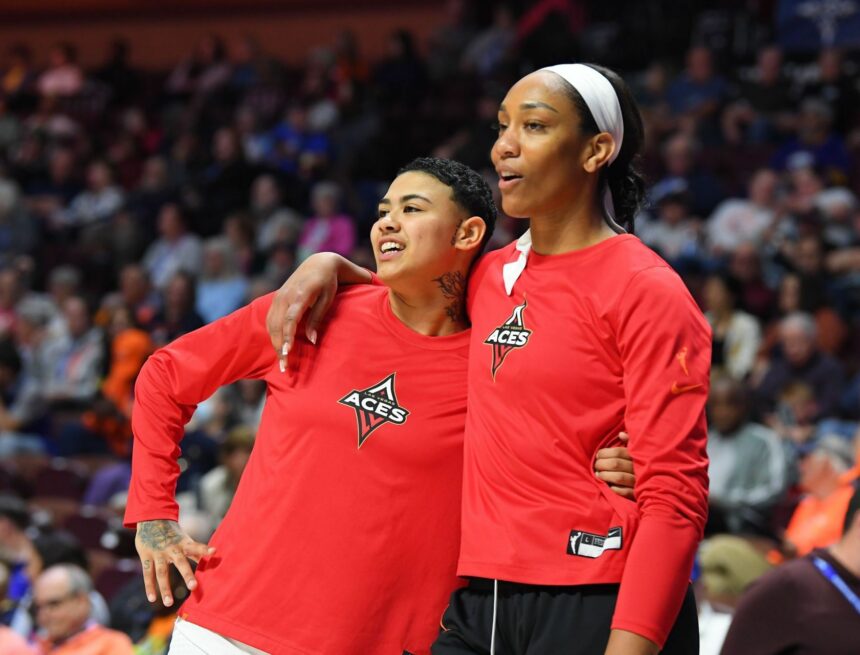 A’Ja Wilson à 208 338 $ coéquipier Pens Pens Tear-Jerking Message après s’être retiré du fond des rochers en des mois