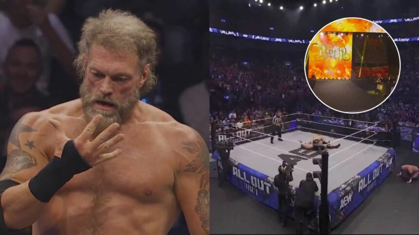 4 fois champion de la WWE fait enfin ses débuts lors du match Adam Copeland et Christian Cage