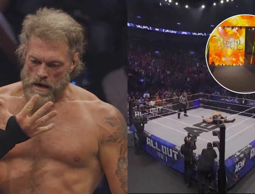 4 fois champion de la WWE fait enfin ses débuts lors du match Adam Copeland et Christian Cage