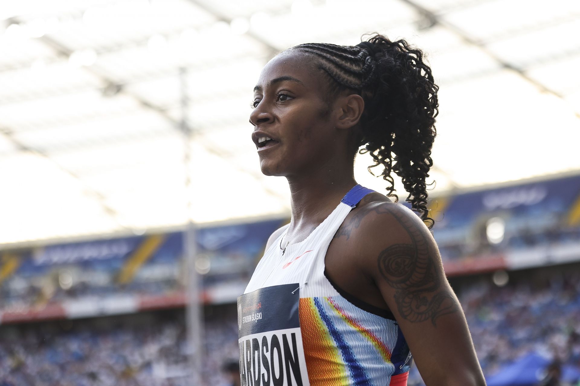 Sha'carri Richardson visant à terminer la saison en haut avec un championnat du monde en or [Image Source : Getty]