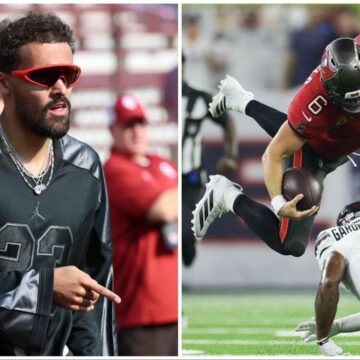 3d4d4-17581700748685-1920.jpg Trae Young laisse échapper une réaction de 3 mots alors que la querelle de Baker Mayfield avec la sécurité des Texans se réchauffe