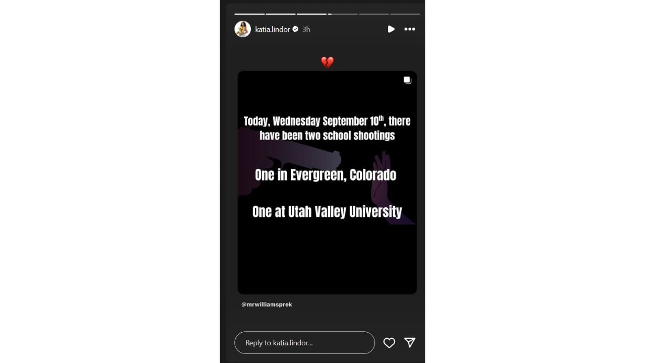 L'histoire Instagram de Katia