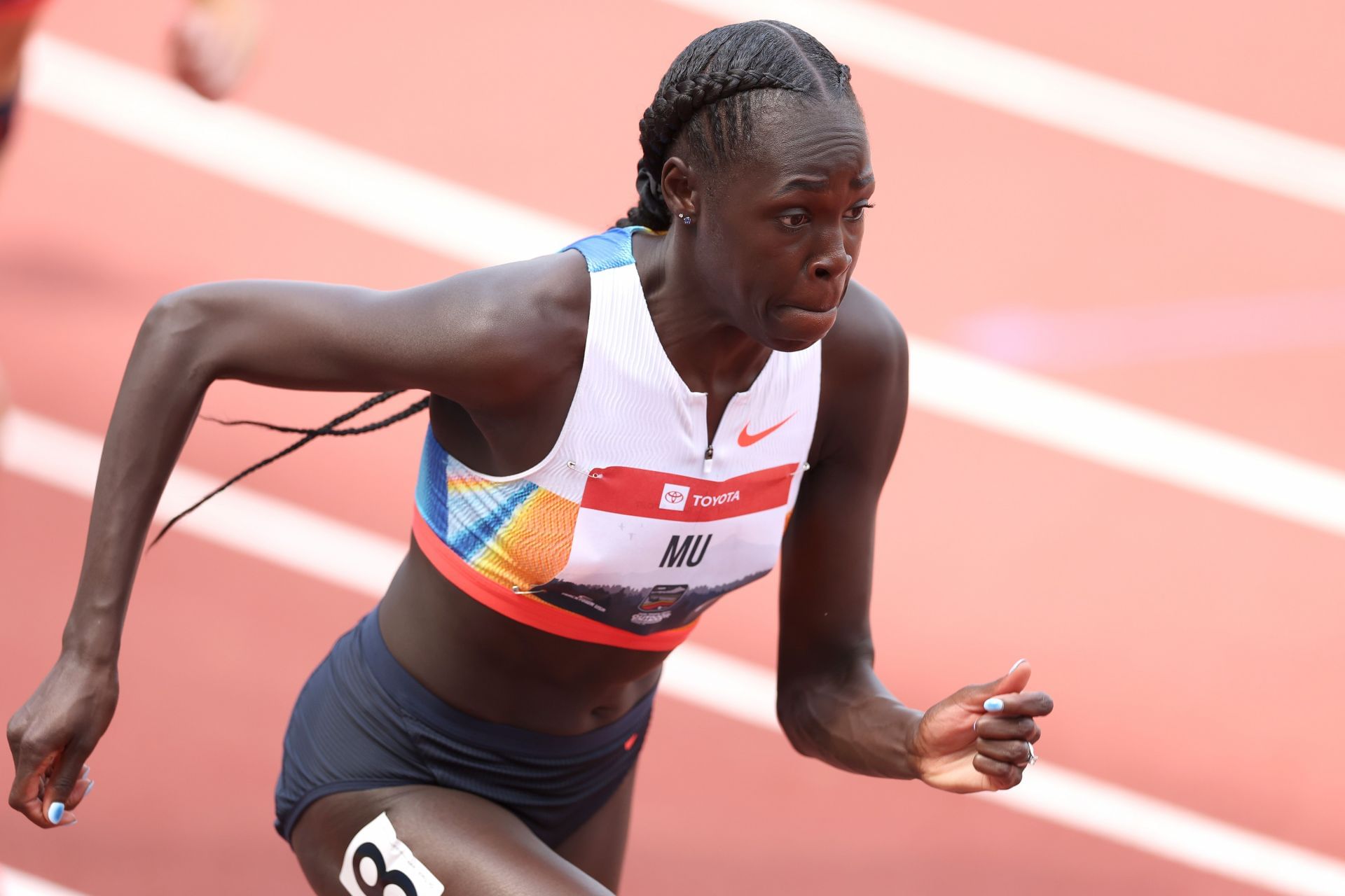 Athing Mu-Nikolayev au 2025 USATF Outdoor Championships (Photo de Christian Petersen / Getty Images)
