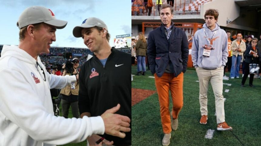 Matthew McConaughey fait une revendication audacieuse sur la mentalité de Peyton Manning, Eli Manning et Arch Manning